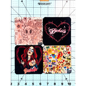 Karol G Bichota High Quality Coaster Set (pack of 4 per order)